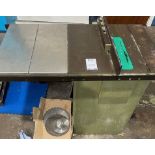 Startrite TA255 3-Phase Circular Saw, Serial Number 25582101 with Table Extension (Location: Earls