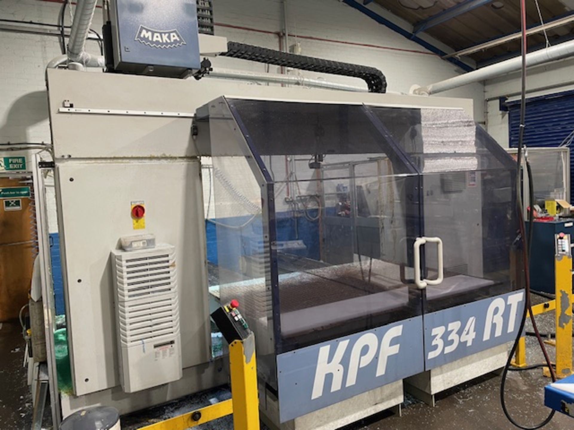 MAKA Model FPF334RT 5 Axis CNC Mill (2001), Machine Number 22004901. 3M Capacity with MAKA CNC900C