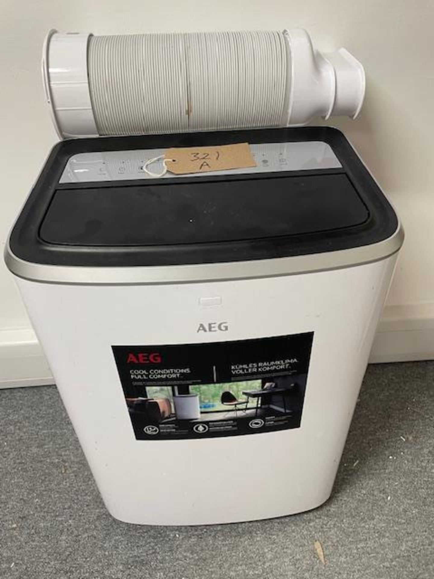 AEG Mobile Air Conditioner (Location: Newport Pagnell. Please Refer to General Notes)