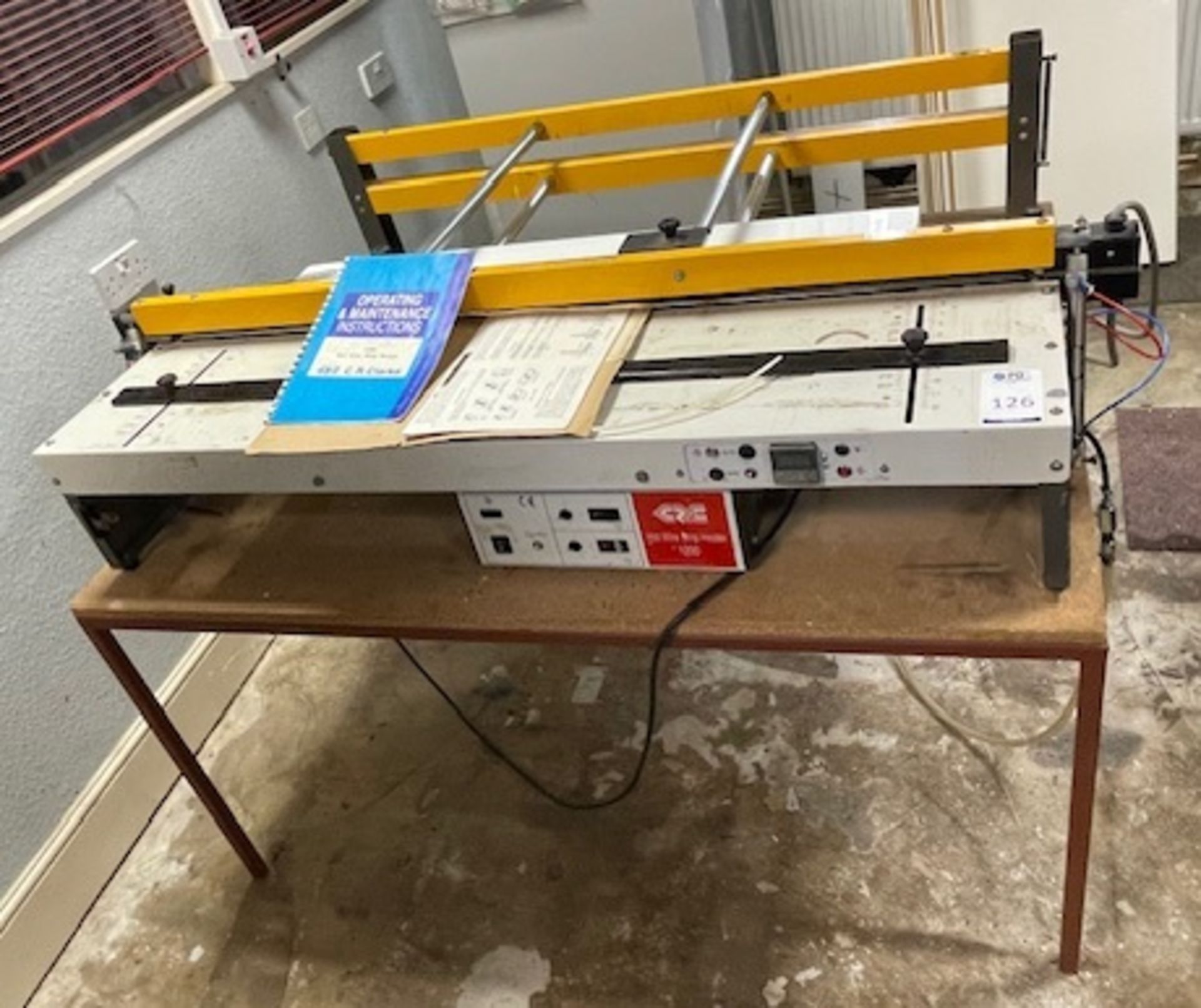 CRC 1200 Hot Wire Strip Heater on Table (Location: Earls Barton. Please Refer to General Notes)