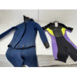 Four Various Wetsuits (Location: Brentwood. Please Refer to General Notes)