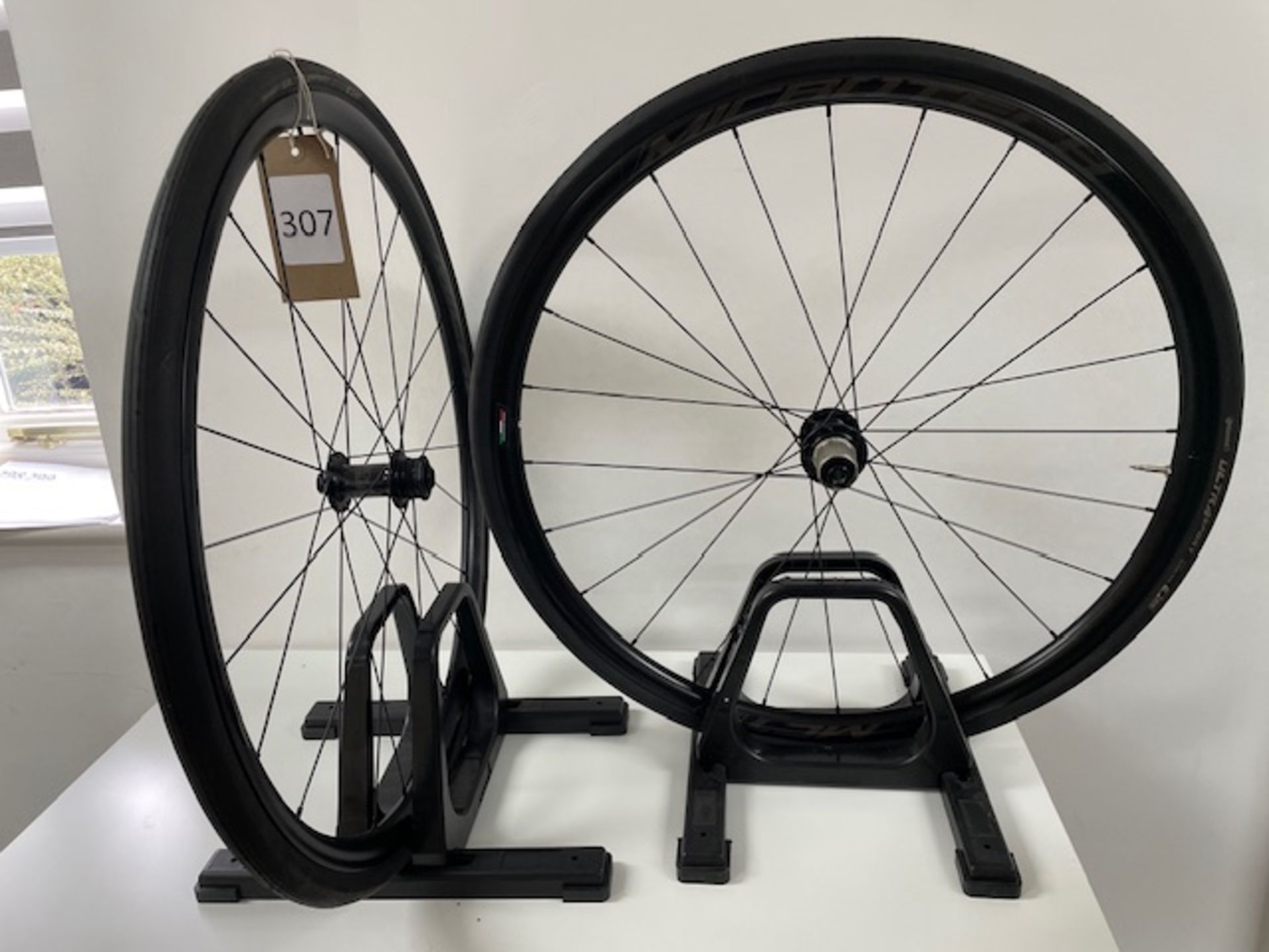Pair Microtech Alloy Wheels, 700c with UltraSport Tyres & Shimano Freehub (Location: Newport
