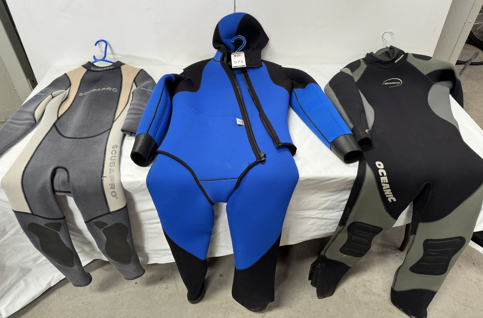 Five Various Wetsuits (Location: Brentwood. Please Refer to General Notes)