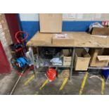 Packing Bench with Strapping Trolley (Location: Earls Barton. Please Refer to General Notes)