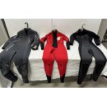 Six Various Wetsuits (Location: Brentwood. Please Refer to General Notes)