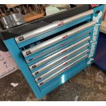 Wurzburg 7-Drawer Mobile Tool Chest & Contents (All Tools New & Unused) (Location: Earls Barton.