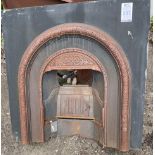 Victorian Cast Metal Fireplace Surround & an Ex-Display Fire (Location: Romford. Please Refer to