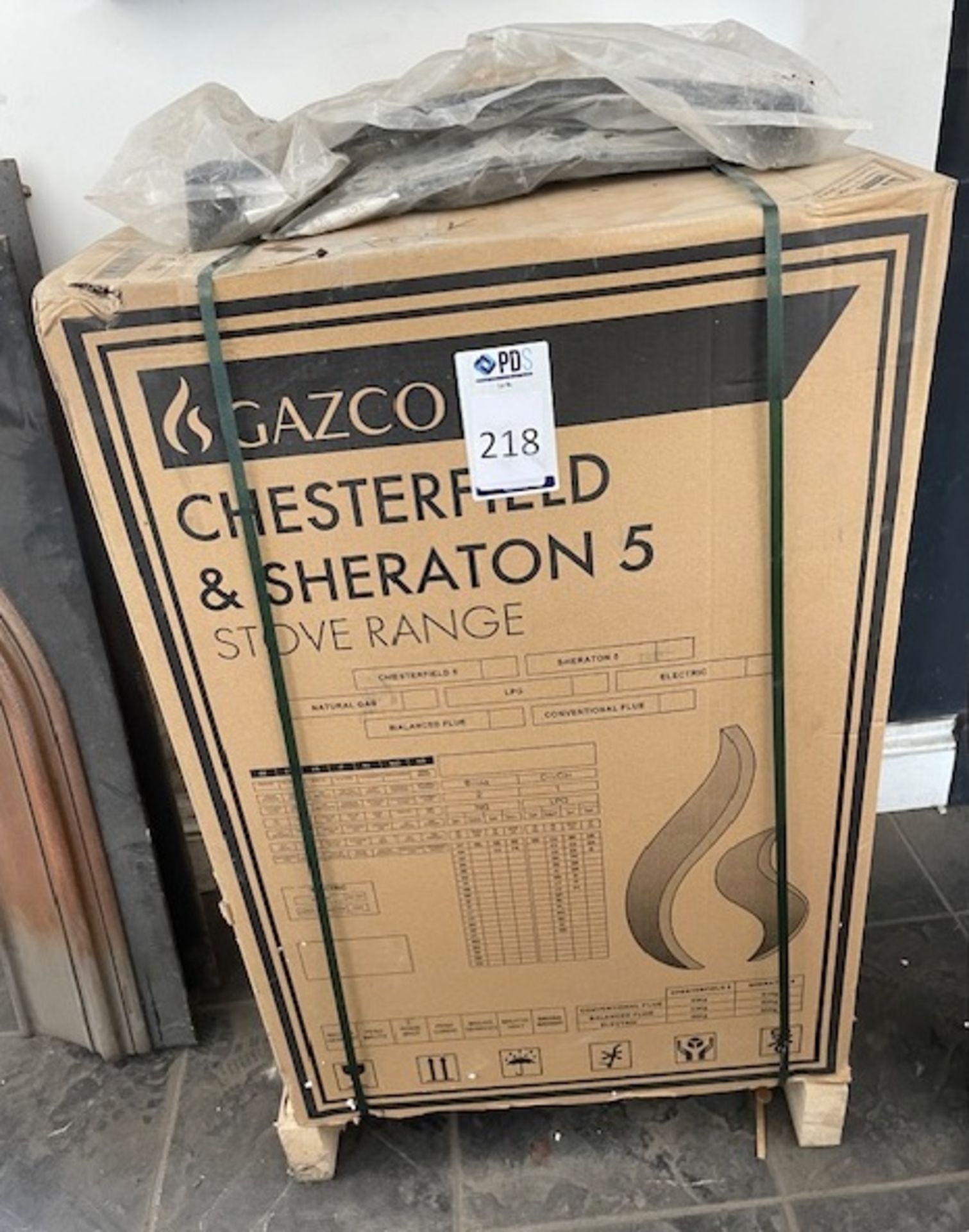 Gazco Chesterfield & Sheraton 5 Stove (Location: Romford. Please Refer to General Notes)