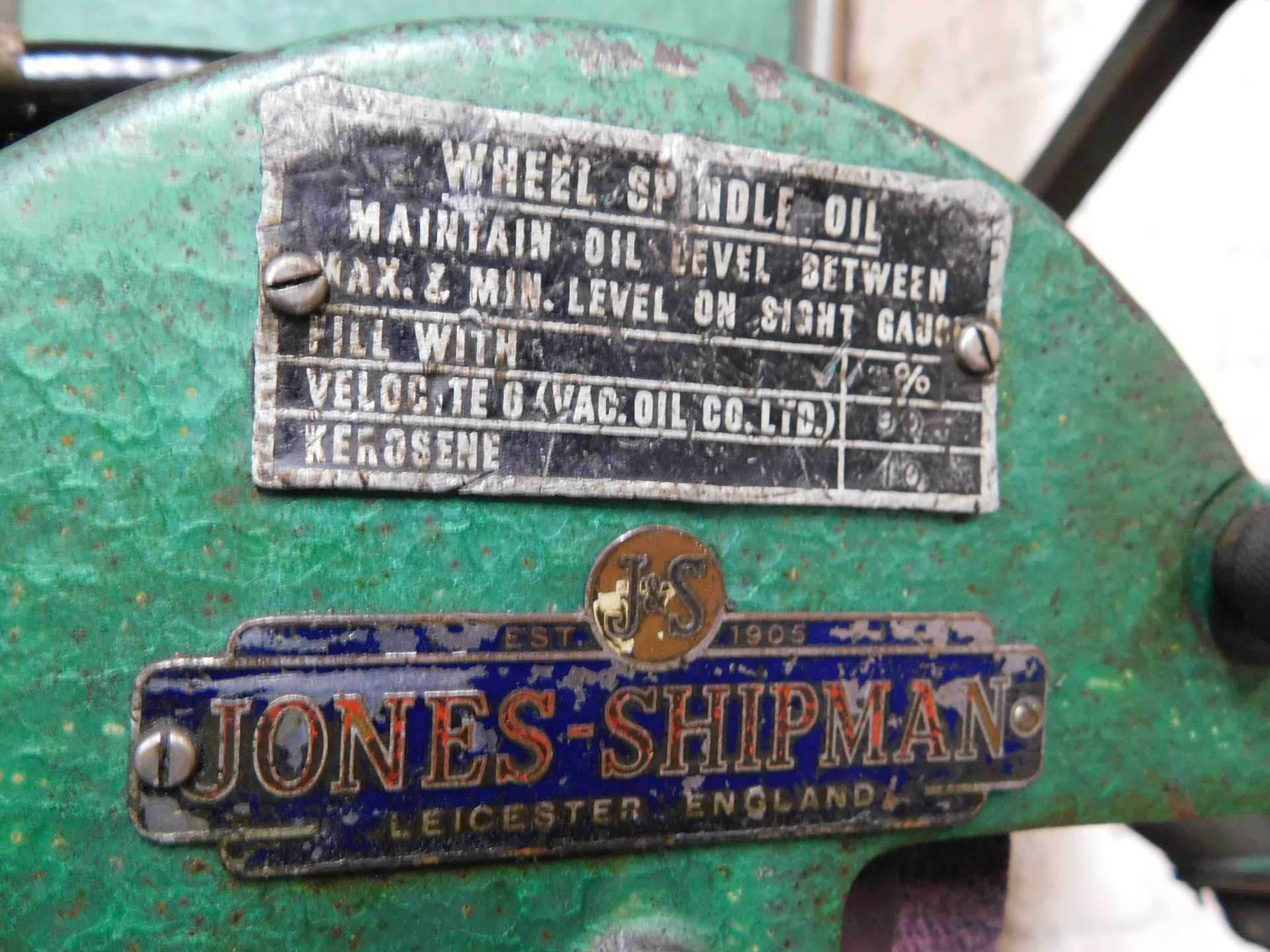 Jones-Shipman Surface Grinder (Condition Unknown) (Location: Bolton. Please Refer to General Notes) - Image 6 of 6