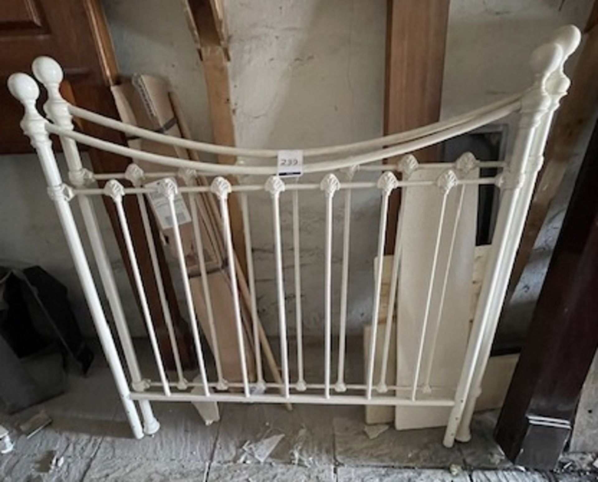 Pair of Victorian Style Bed Ends (Location: Romford. Please Refer to General Notes)