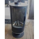 Ex-Display Cast Metal Cylindrical Stove (Where the company’s description/price information is