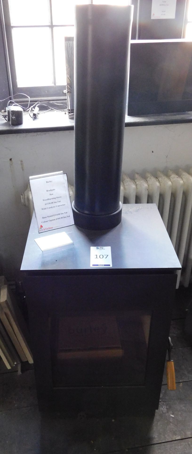 Ex-Display Burley “Bradgate 5kw Woodburning Stove (Where the company’s description/price information