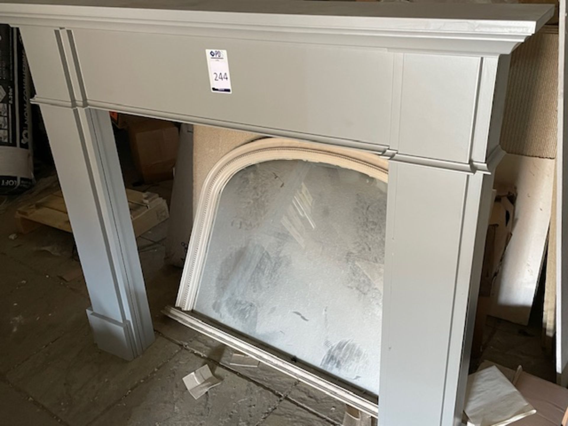 Fireplace Surround & A Victorian Style Overmantle (Location: Romford. Please Refer to General Notes)