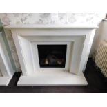 Ex-Display Michael Miler 1400mm “Asencio Suite” Fireplace Surround with Electric Fire & Remote (