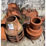 Terracotta Tiles, Chimney Pots & Oak Beam (Location: Romford. Please Refer to General Notes)