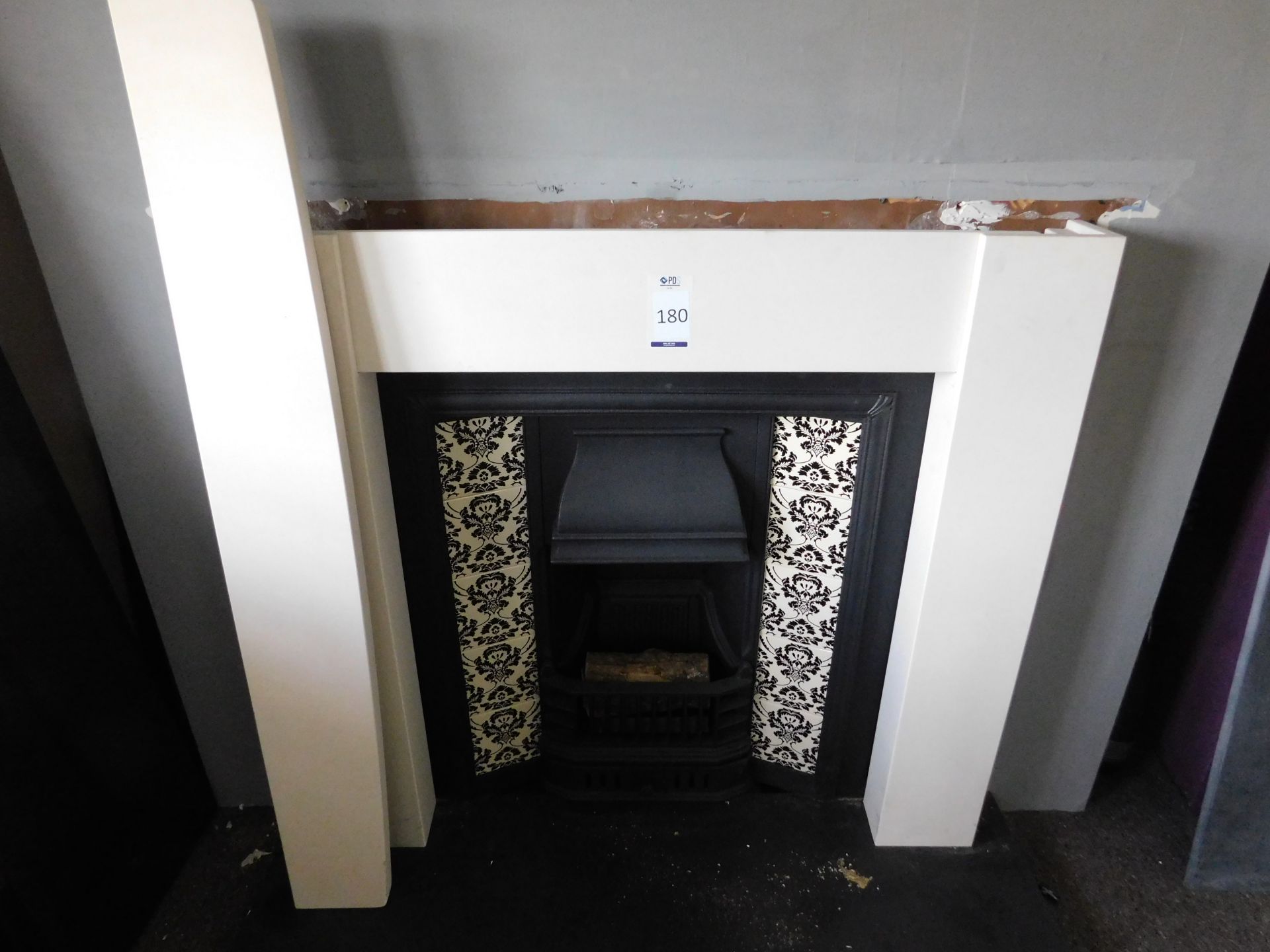 Ex-Display 54” Victorian Style Bedroom Fireplace with Marble Effect Surround (Where the company’s