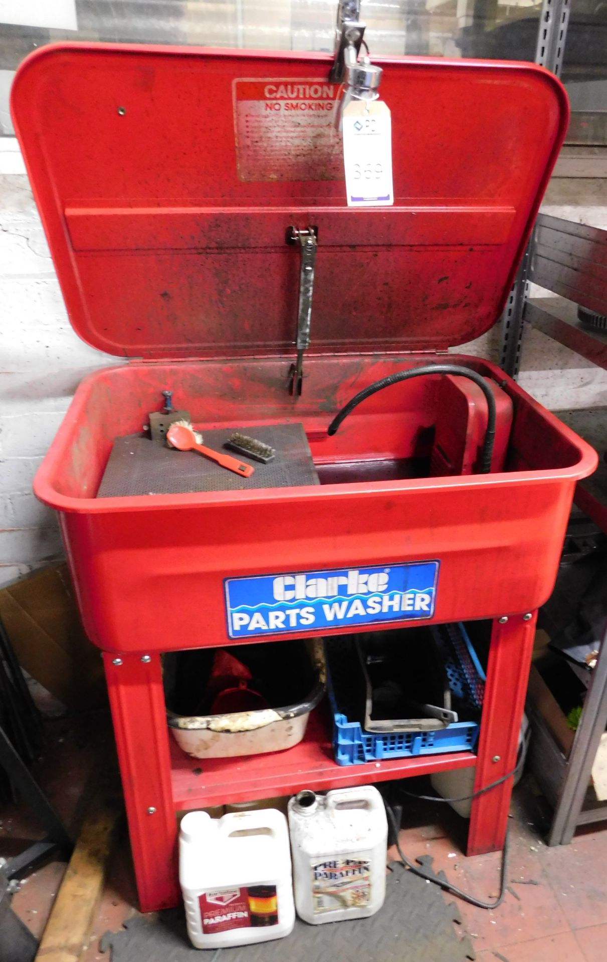 Clarke Parts Washer (Location: Bolton. Please Refer to General Notes)