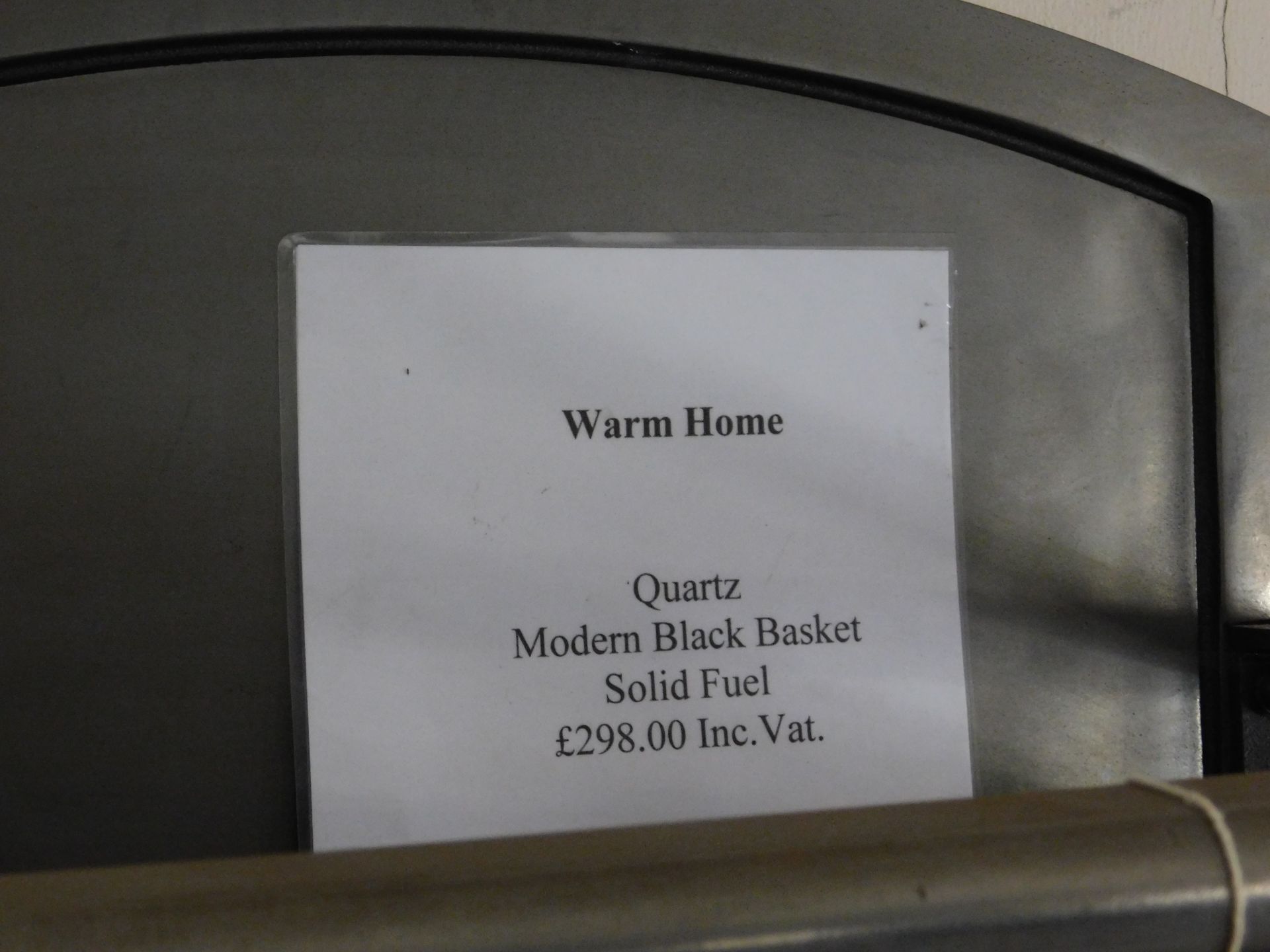 Ex-Display Warm Home “Quartz” Solid Fuel Basket (Where the company’s description/price information - Image 2 of 2