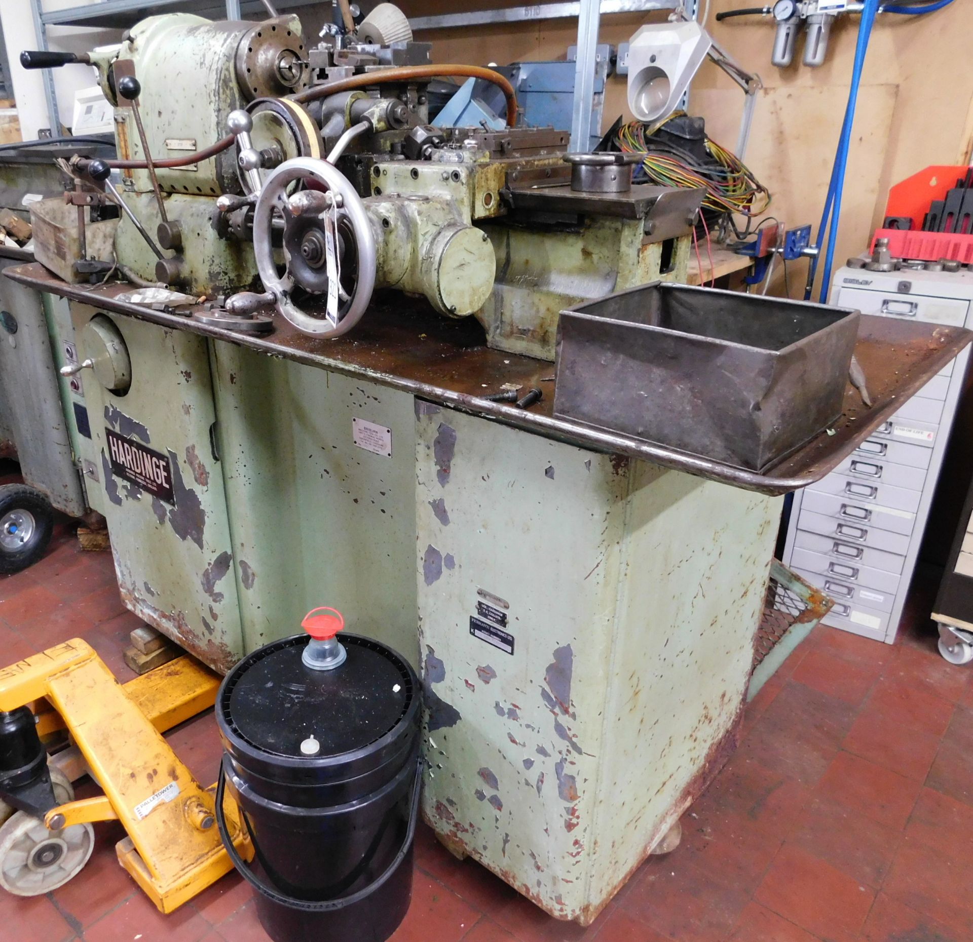 Hardinge Lathe (For Spares or Repair - Condition Unknown) (Location: Bolton. Please Refer to General