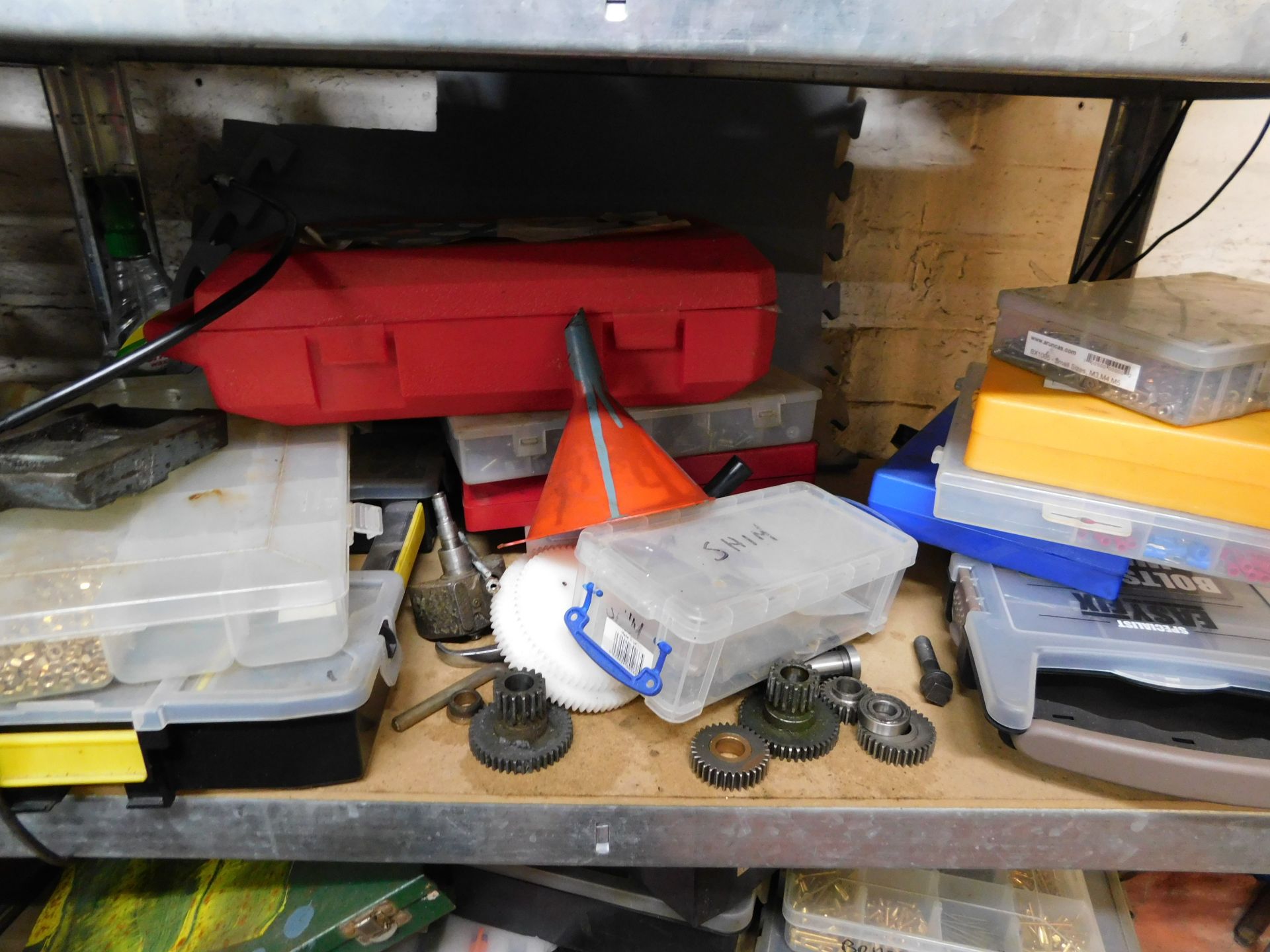 4 Metal Shelving Units, 5-Tier & Contents of Various Spares & Consumables etc (Location: Bolton. - Image 19 of 21