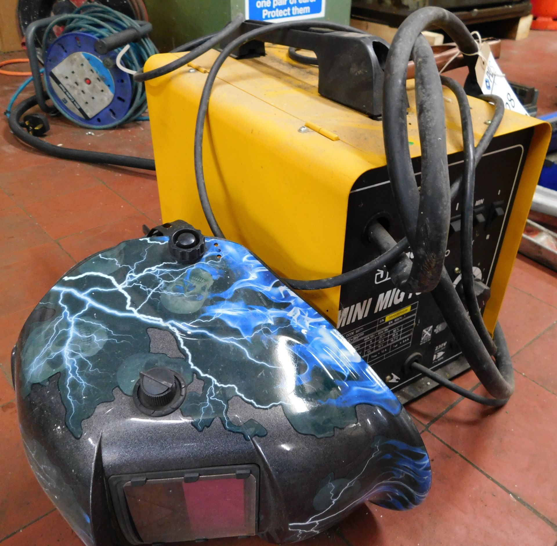 Siegen Power Mini Mig 130 Welder & Welding Mask (Location: Bolton. Please Refer to General Notes) - Image 2 of 4