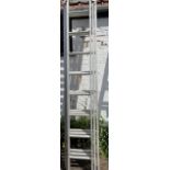 Triple Extending Aluminium Ladders (Location: Romford. Please Refer to General Notes)