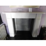 Ex-Display Hersham 56” Limestone Effect Fireplace Surround with Hearth (Where the company’s