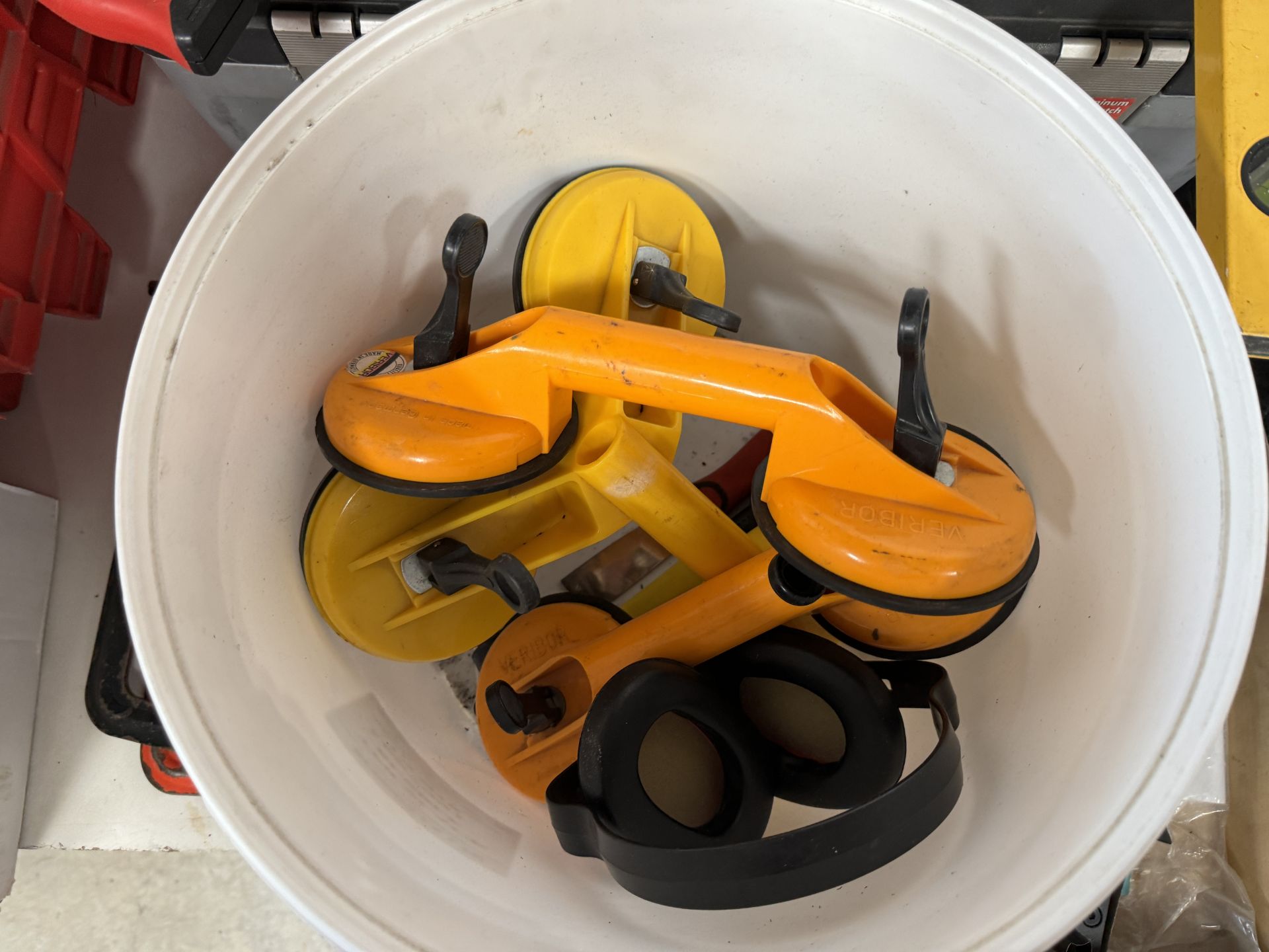 Quantity of Handtools, Toolbox, Toolbag, Clamps, Veribor Suction Holders etc. (Location: - Image 2 of 5