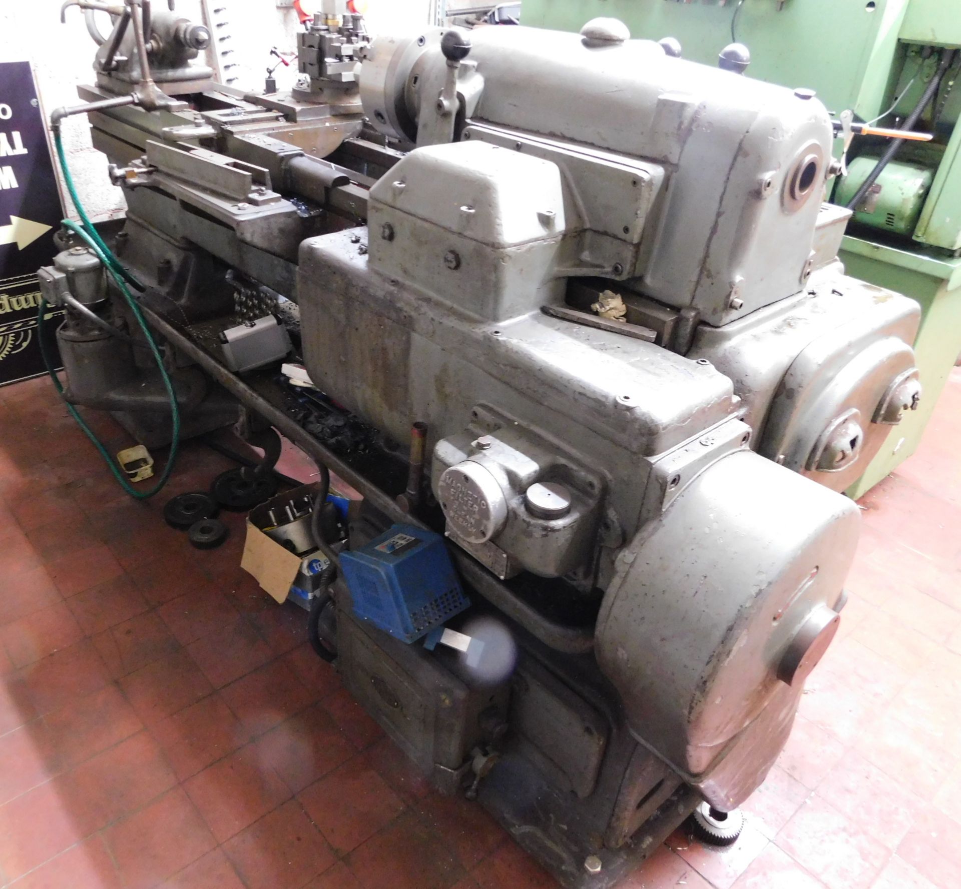 Holbrook Rolls Royce Gap Bed Lathe, 58in Bed Serial Number F9429765, (Re-engineered by Vaughan - Image 2 of 17
