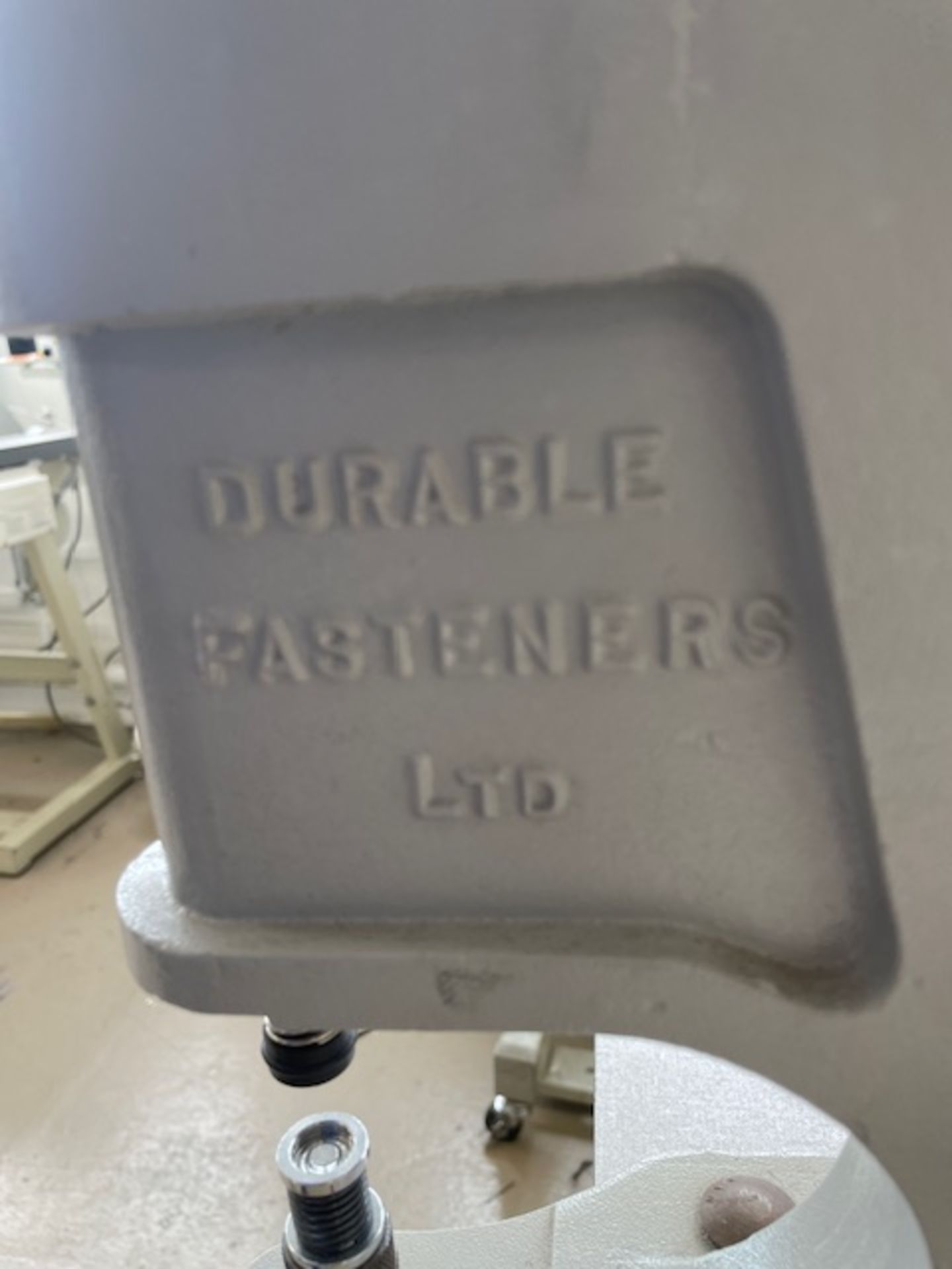 Durable Fasteners Bench Mounted Treadle Punch (Location: Brentwood. Please Refer to General Notes) - Image 2 of 2