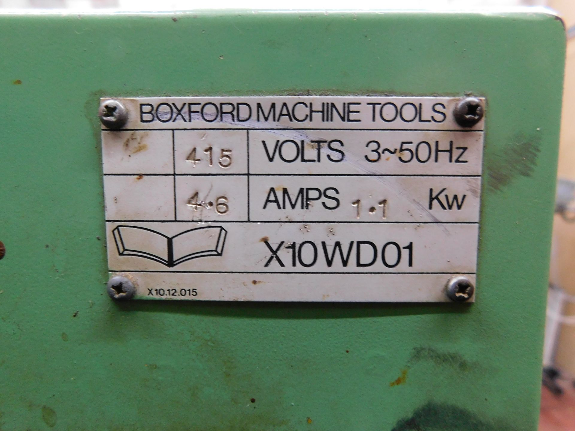 Boxford Industrial 11.30 Gap Bed Lathe, 43in Bed (Location: Bolton. Please Refer to General Notes) - Image 9 of 9