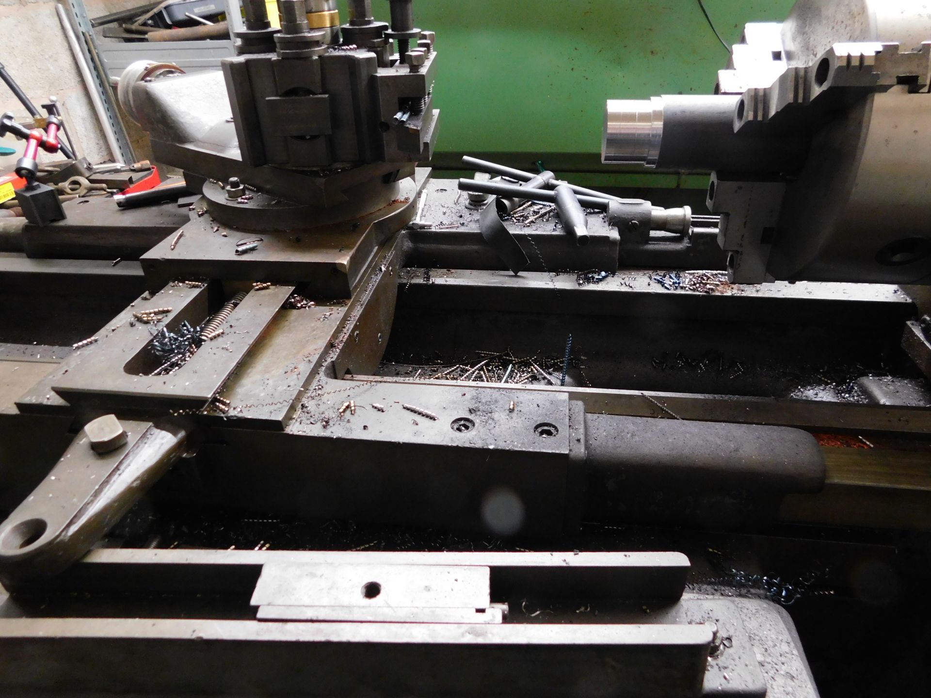 Holbrook Rolls Royce Gap Bed Lathe, 58in Bed Serial Number F9429765, (Re-engineered by Vaughan - Bild 10 aus 17