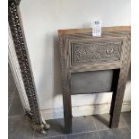 Arts & Crafts Style Cast Metal Surround & a Victorian Style Fret (Location: Romford. Please Refer to