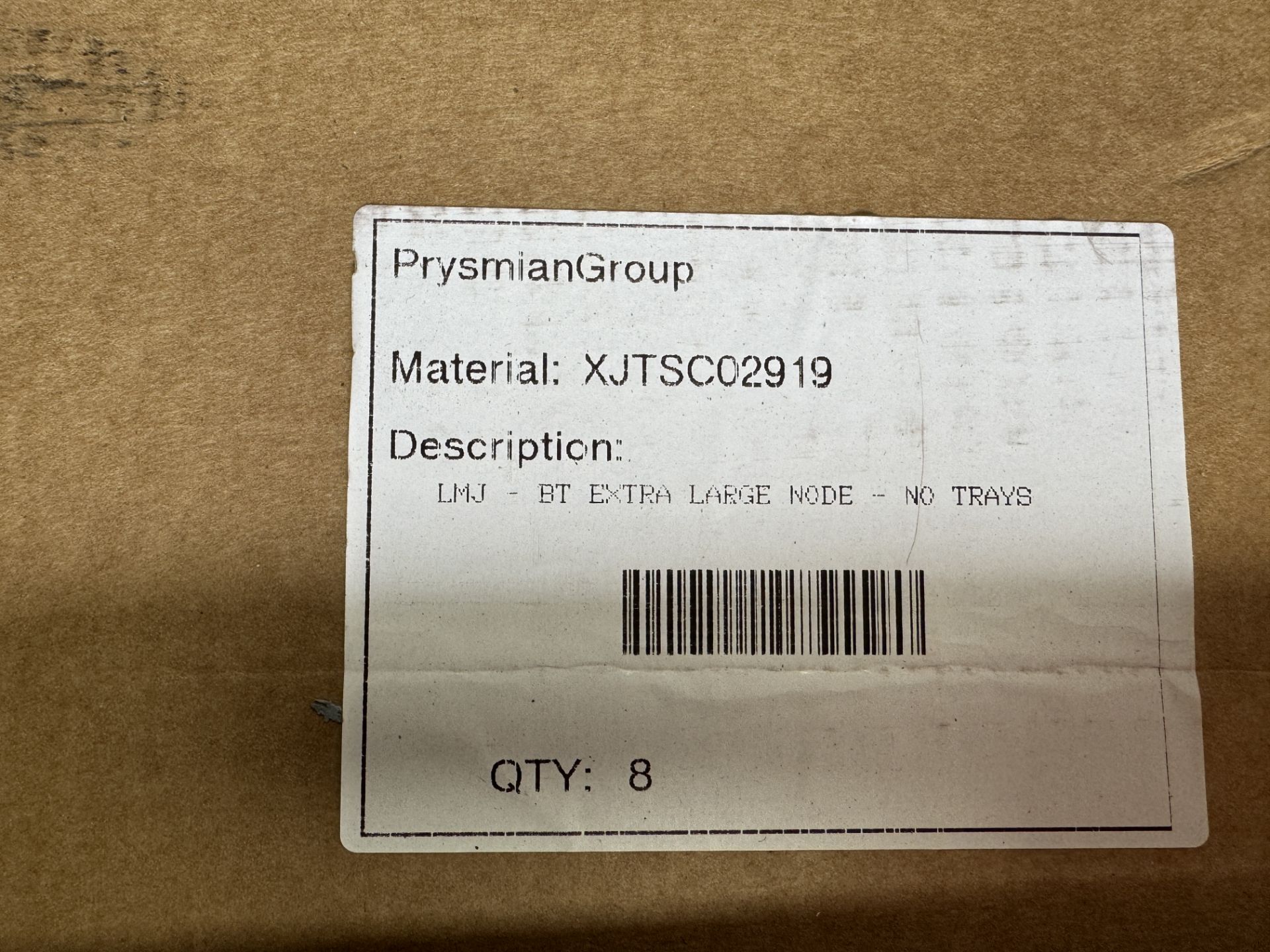 8 Prysmian Product XJTSC02919 BT Extra Large Node Multi-Function Joints (Location: Brentwood. Please - Image 2 of 3