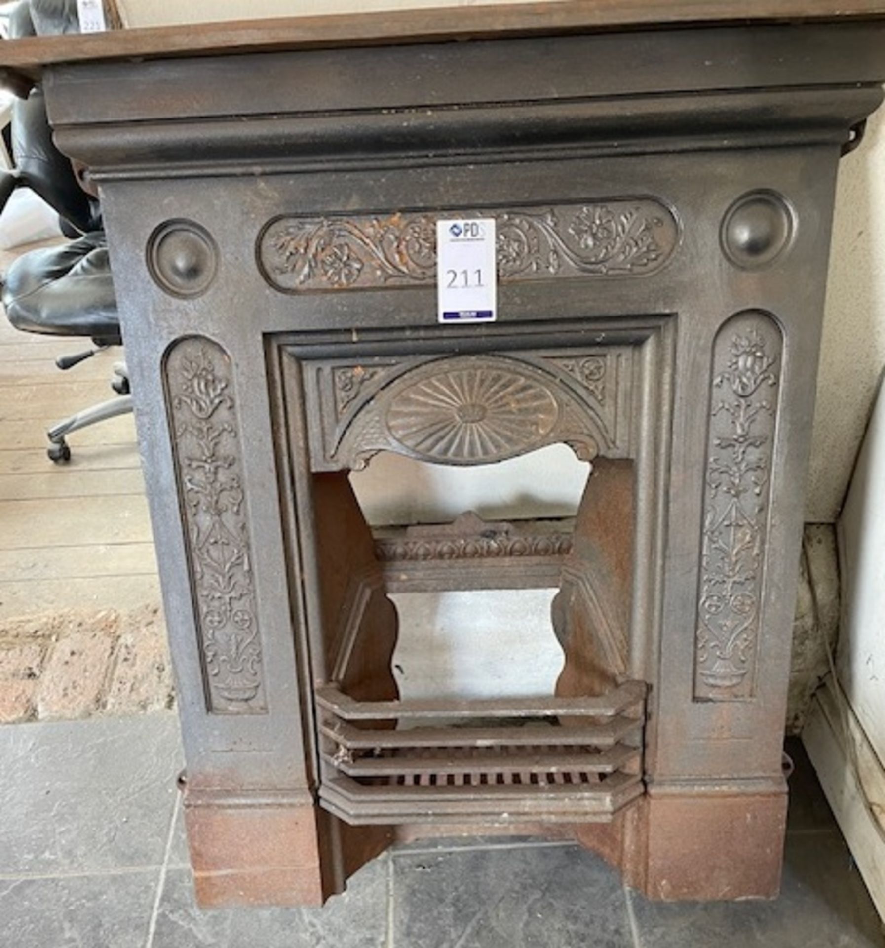 Late Victorian Style Cast Metal Surround (Location: Romford. Please Refer to General Notes)