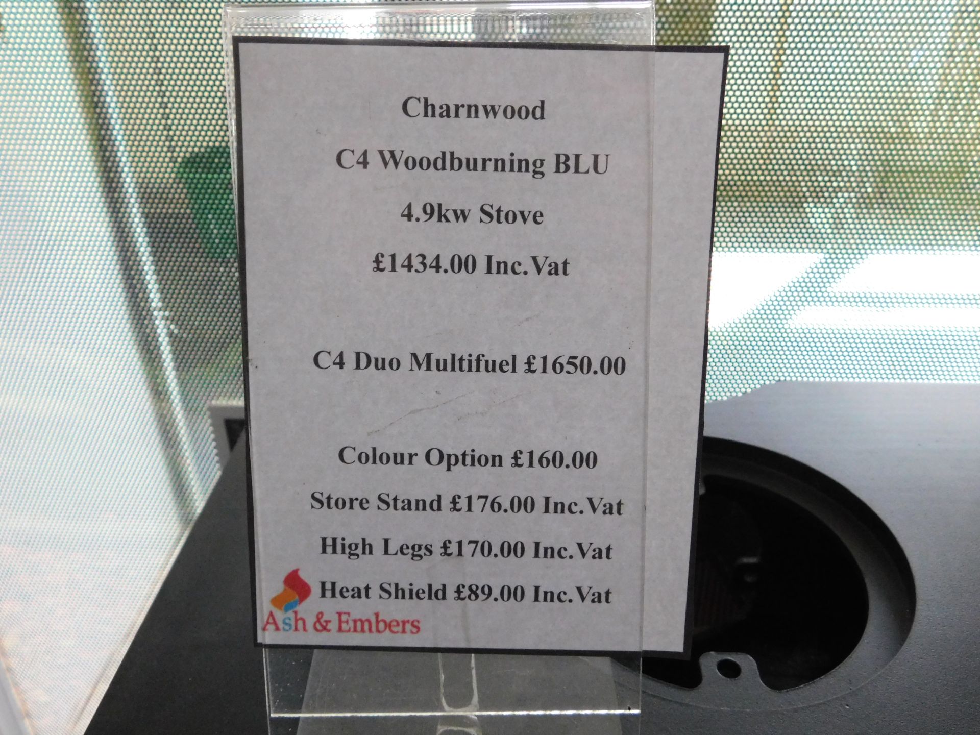 Ex-Display Charnwood “C 4 Duo Blu” 4.9kw Multifuel Stove (Where the company’s description/price - Image 3 of 3