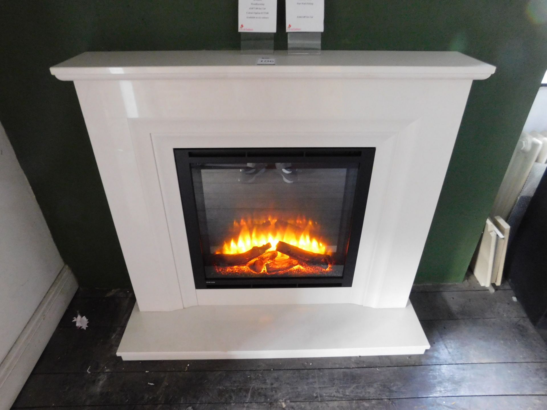 Ex-Display Elgin & Hall “Vitalia” Fireplace Surround & Hearth with Chesney “Shoreditch” 4.9kw
