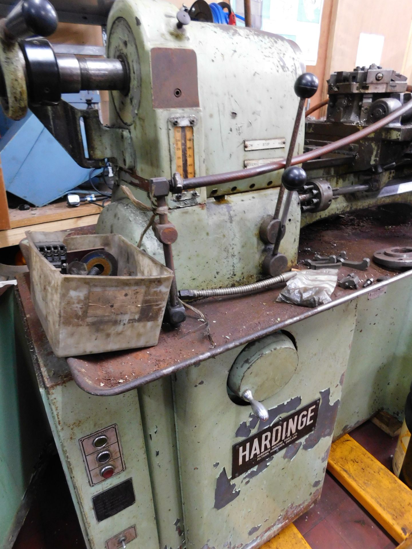 Hardinge Lathe (For Spares or Repair - Condition Unknown) (Location: Bolton. Please Refer to General - Image 3 of 6