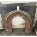 Cast Metal Fireplace Surround (Location: Romford. Please Refer to General Notes)