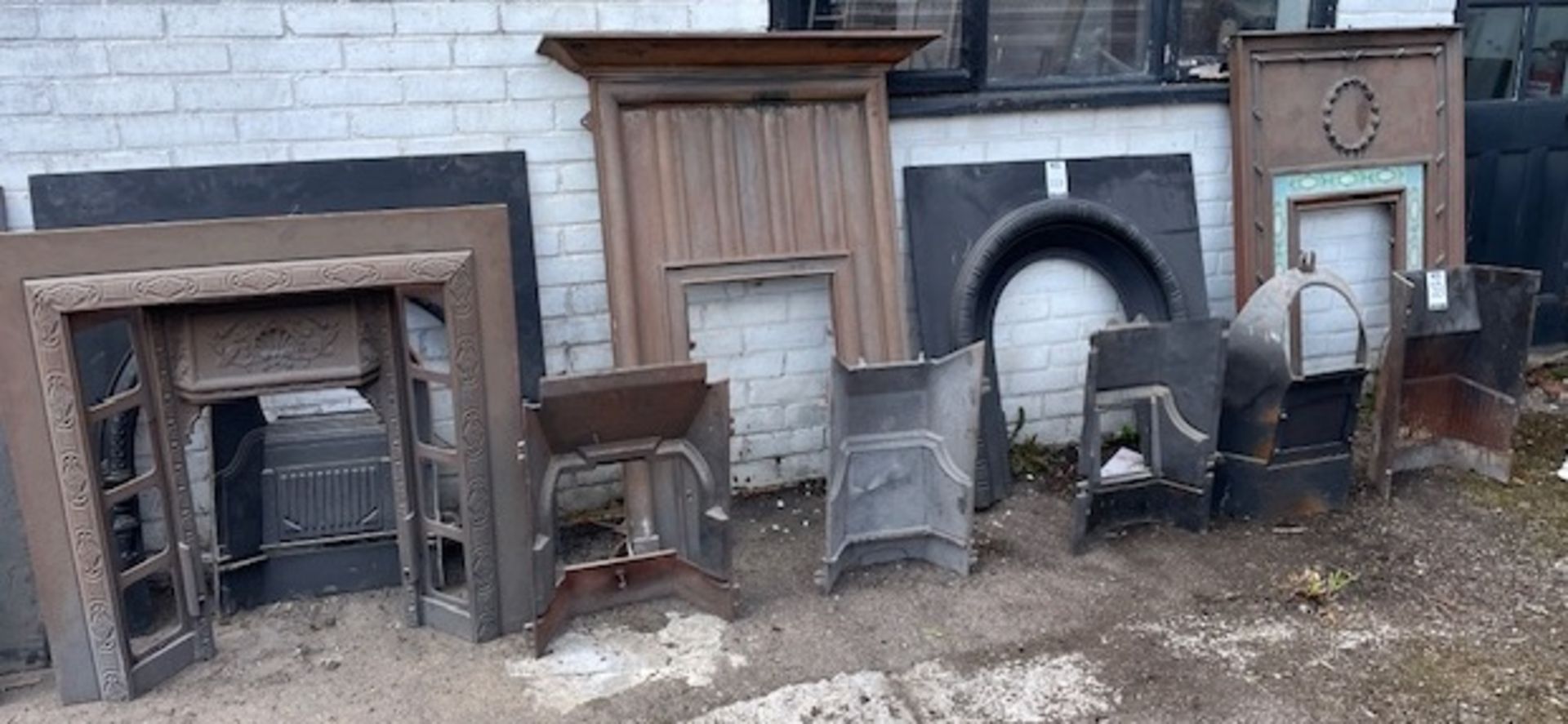 Victorian & Later Cast Metal Fireplace Surrounds etc. (Location: Romford. Please Refer to General - Image 2 of 8