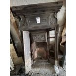 Victorian Cast Metal Fireplace Surround (Location: Romford. Please Refer to General Notes)