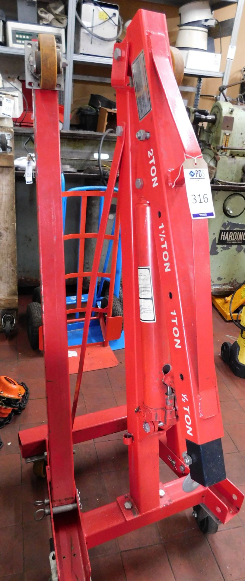 2 Ton Folding Engine Hoist (Location: Bolton. Please Refer to General Notes) - Image 2 of 5