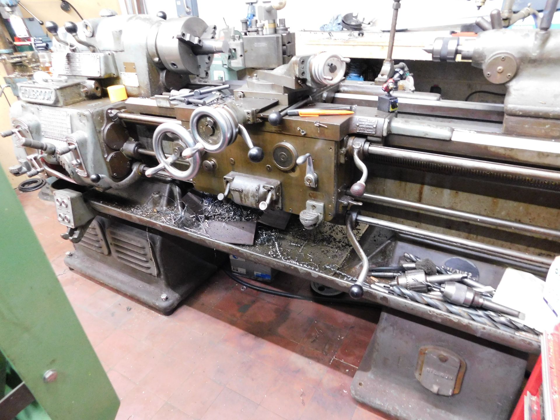 Holbrook Rolls Royce Gap Bed Lathe, 58in Bed Serial Number F9429765, (Re-engineered by Vaughan - Image 4 of 17