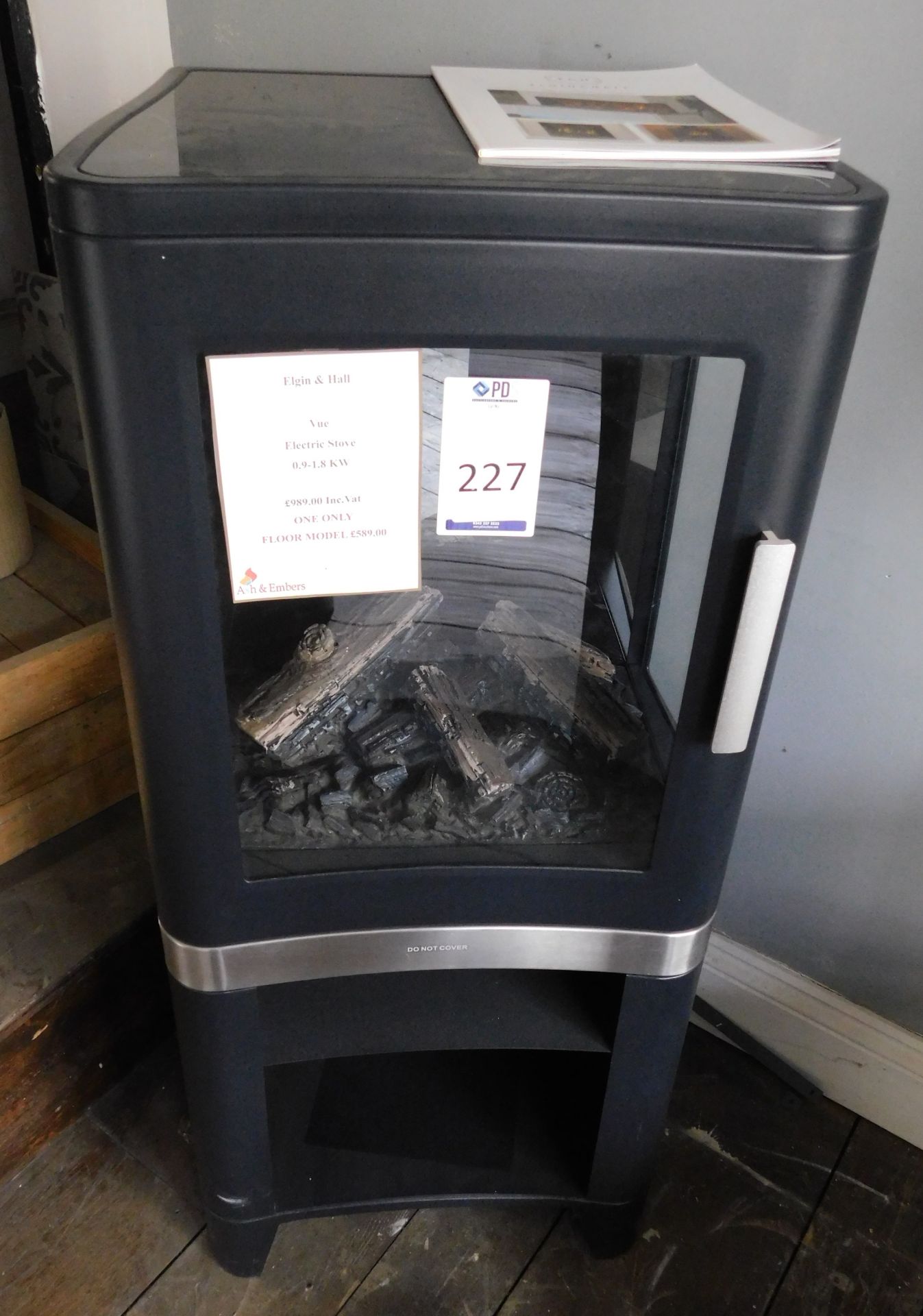 Ex-Display Elgin & Hall “Vue” .9 – 1.8kw Electric Stove (Where the company’s description/price