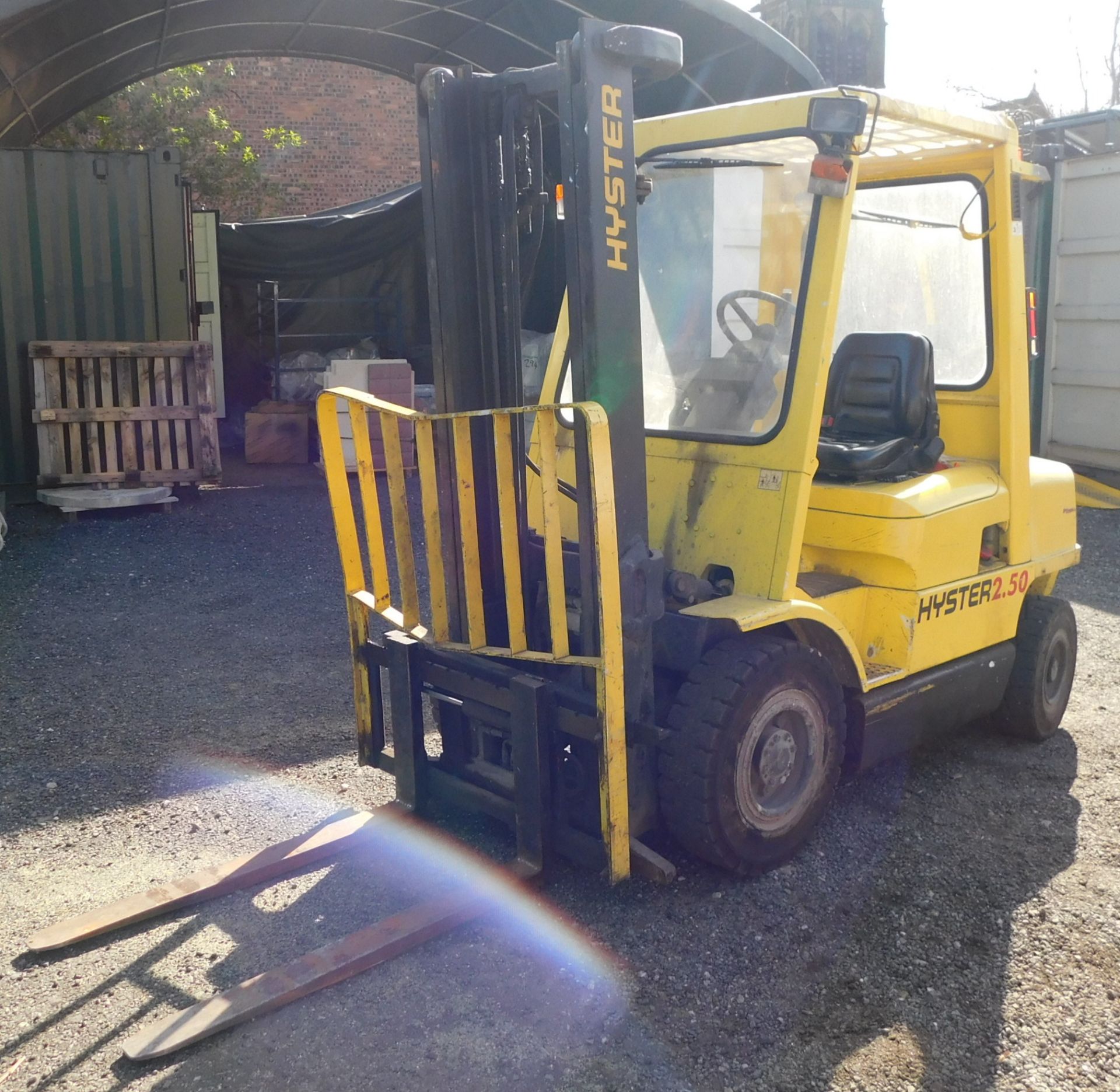 Hyster H2.50XM Diesel Forklift, H177B32597Z (2002), Capacity 2.5t (Collection Thursday 23rd May –