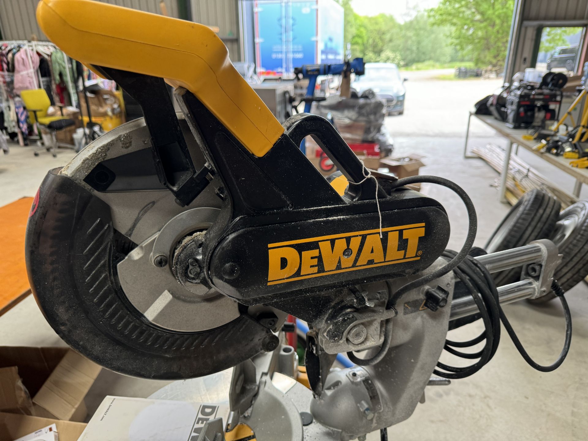DeWalt DW708-LX Type 3 Mitre Saw, 3-Phase, on Stand (Location: Brentwood. Please Refer to General - Image 2 of 3