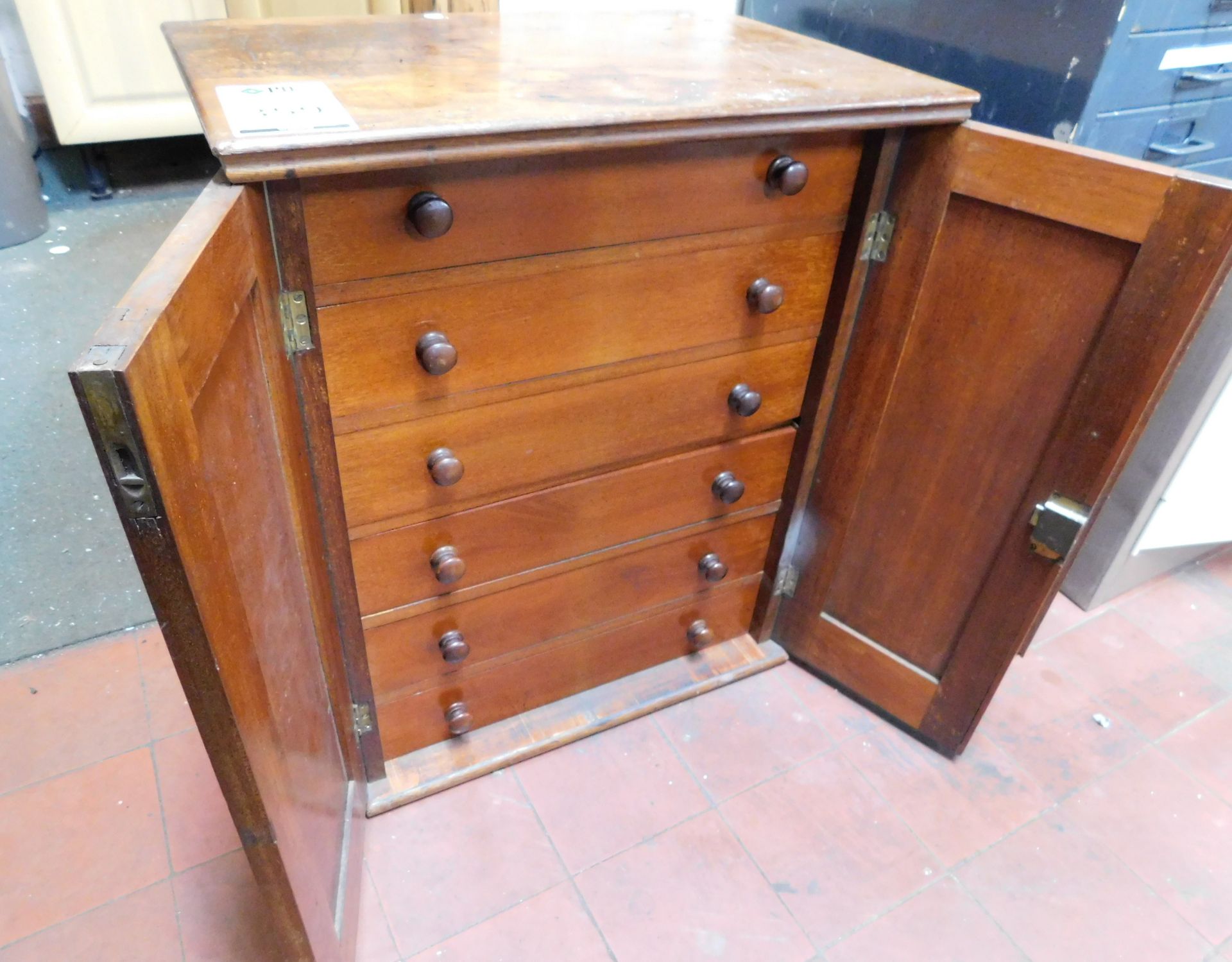 Wooden Multi-Drawer Cabinet with Two Doors & Contents (Location: Bolton. Please Refer to General - Image 2 of 5