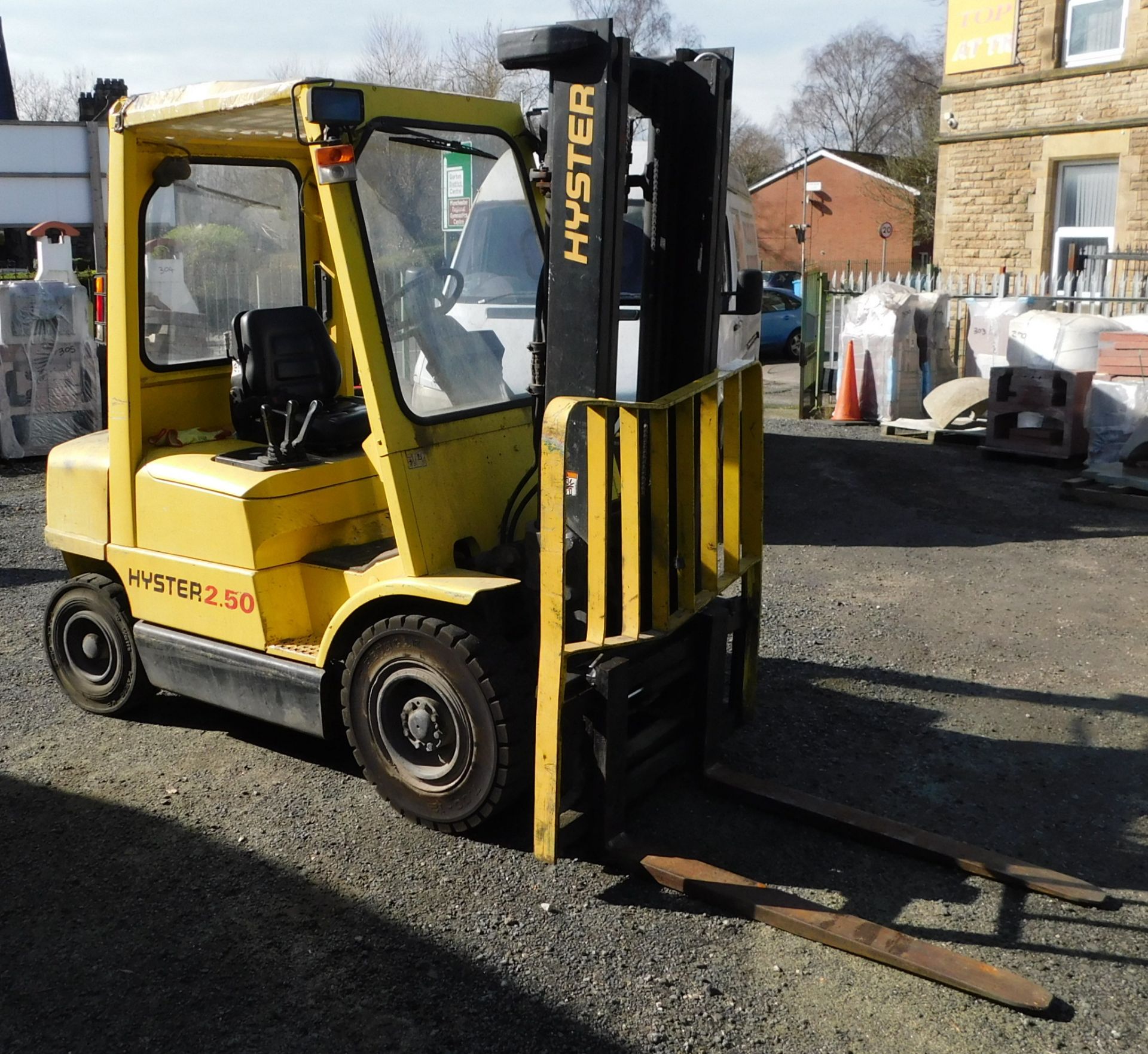 Hyster H2.50XM Diesel Forklift, H177B32597Z (2002), Capacity 2.5t (Collection Thursday 23rd May – - Image 4 of 7