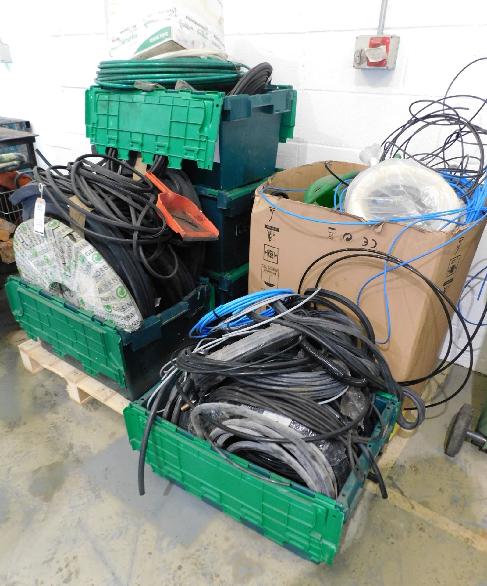 Pallet of Various Trims, Tubing, Air Hose, Air Line (Located Rugby. Please Refer to General Notes)