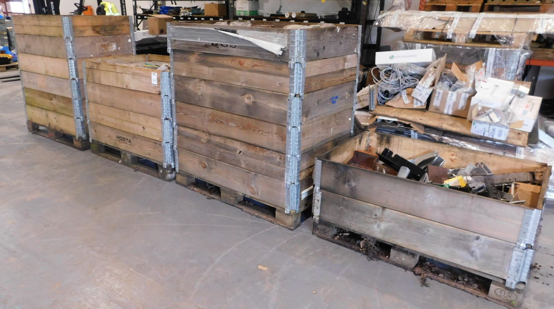 4 Pallets of Component Stock (Located Rugby. Please Refer to General Notes)